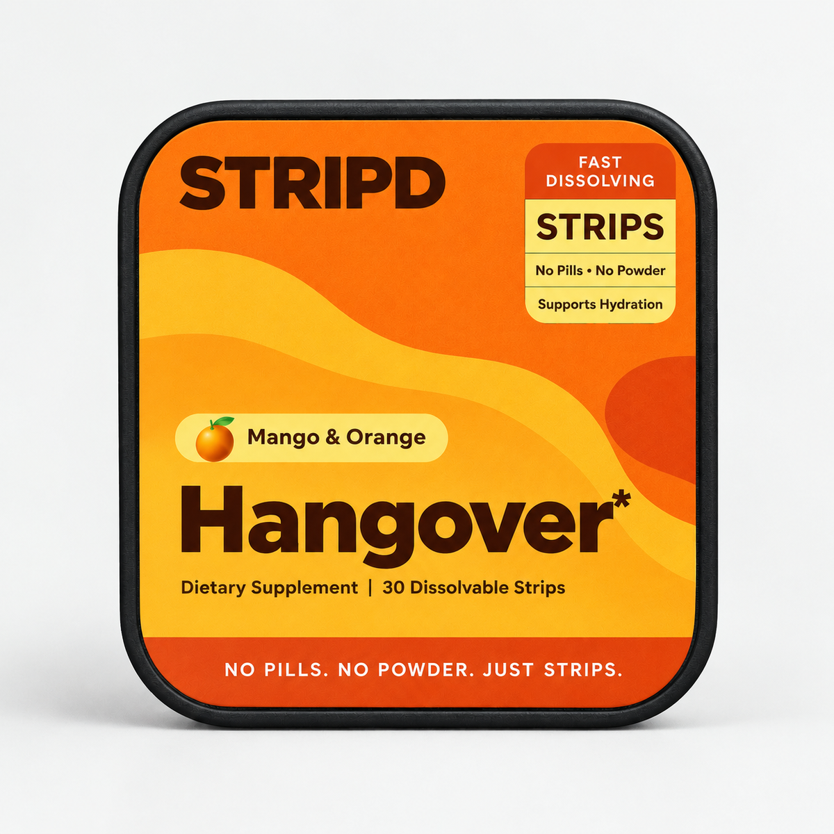 STRIPD™ Hangover Relief Strips – Mango & Orange