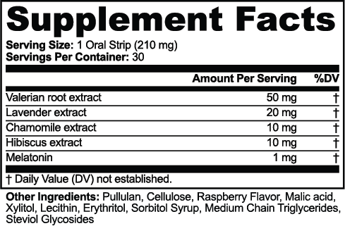 STRIPD™ Sleep Strips – Raspberry